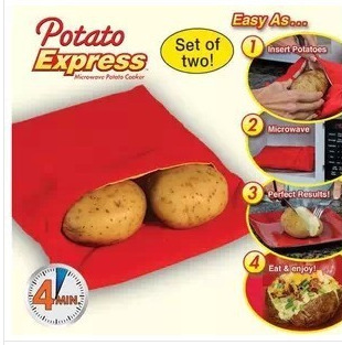 最新TV產品 potato express 微波爐馬鈴薯袋 烤土豆袋工廠,批發,進口,代購