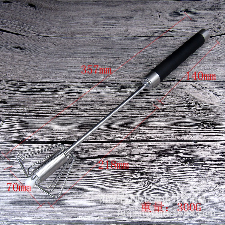 直銷12寸不銹鋼半自動打蛋器手壓旋轉打蛋器 廚房手動雞蛋攪拌器工廠,批發,進口,代購
