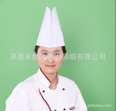 供應紙質中高圓頂廚師帽  chef  hat工廠,批發,進口,代購