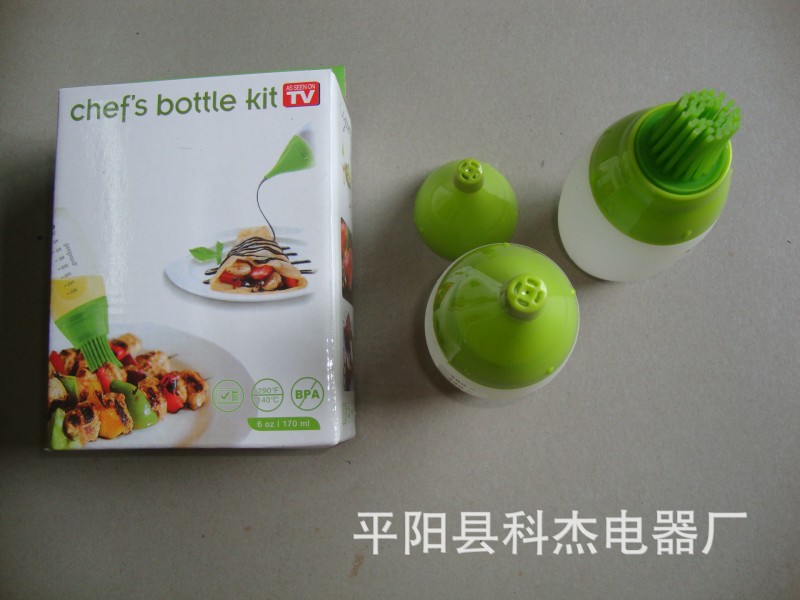 chef’s bottle kit 矽膠油瓶刷 燒烤刷 調料工具 TV批發・進口・工廠・代買・代購