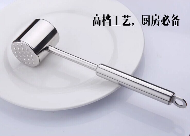 出口德國 不銹鋼錘肉器 松肉錘  牛排錘 可定製LOGO 廚房食品用品批發・進口・工廠・代買・代購