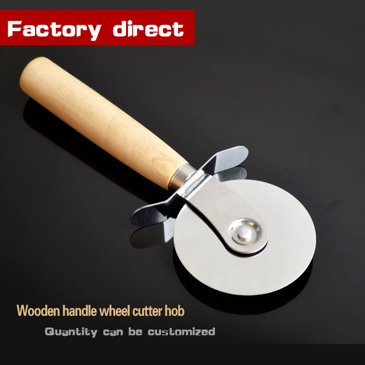 wheel pizza cutter wooden handle pizza cutter工廠,批發,進口,代購