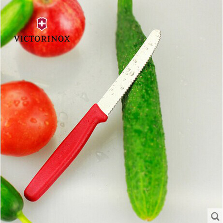 正品瑞士維氏鷹嘜Victorinox 5.0831波浪瓜果刀、番茄刀、隨身刀工廠,批發,進口,代購