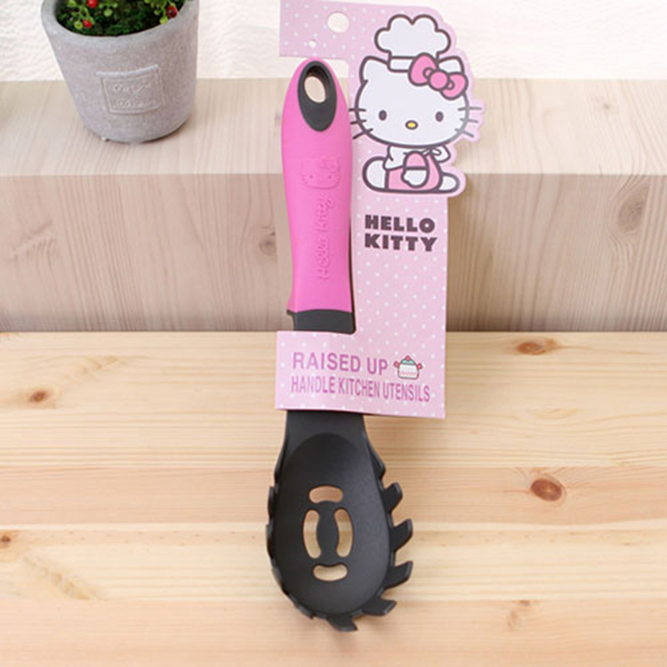 韓國進口正品 hello kitty麵勺 烹飪工具 凱蒂貓漏勺工廠,批發,進口,代購