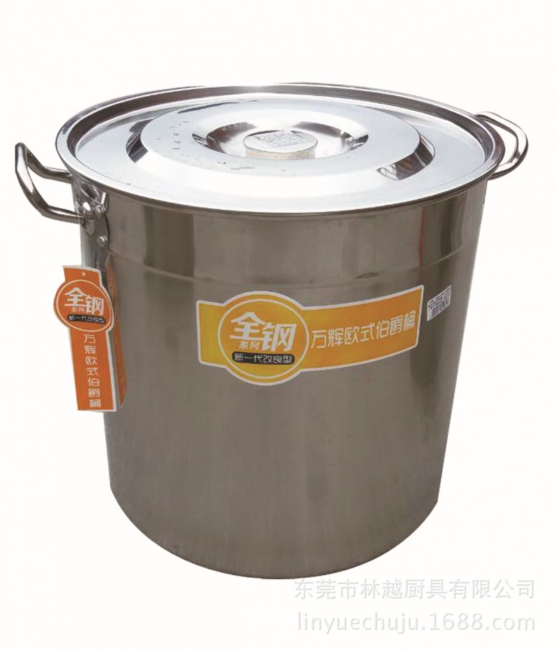 不銹鋼湯桶無磁加厚湯雙耳帶蓋多用湯桶批發・進口・工廠・代買・代購