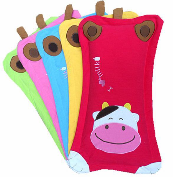 新款韓版純棉縐佈卡通奶牛兒童大號枕套  成人枕套批發・進口・工廠・代買・代購