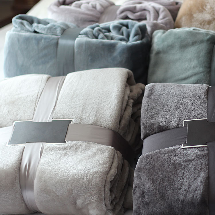 廠傢直銷承接內外訂單純色超柔冬季用多款式法蘭絨毛毯批發・進口・工廠・代買・代購