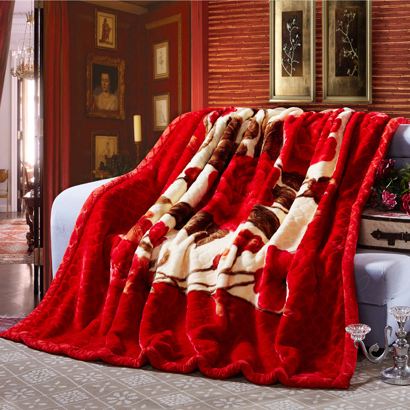 2015新款毛毯發佈 加厚雙層毯子拉舍爾毛毯秋冬超柔婚慶禮品毛毯批發・進口・工廠・代買・代購