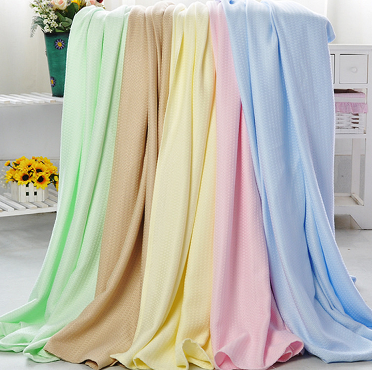 竹纖維夏季菱形蓋毯1.5x2m 涼爽舒適 多色可選 一件起批  廠傢批發・進口・工廠・代買・代購