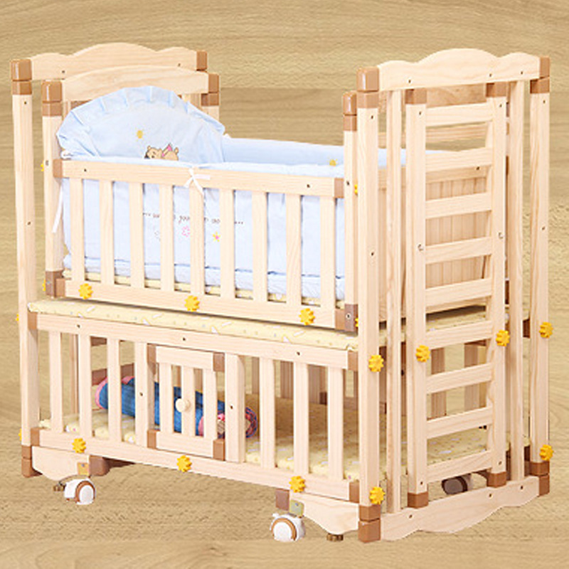 笑樂寶高端實用可搖晃嬰兒床全實木超多功能可變童床遊戲床批發・進口・工廠・代買・代購