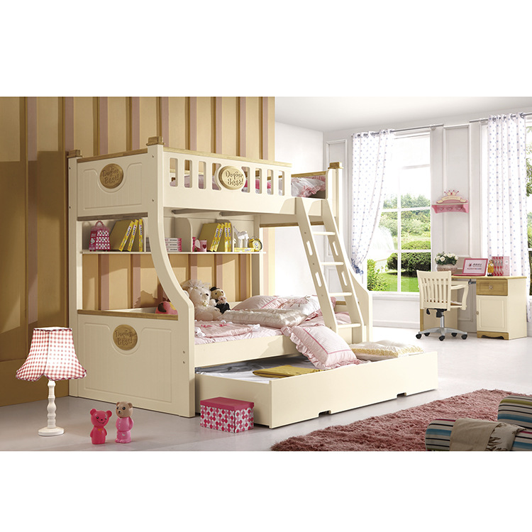 【多泰傢具】優質實木兒童床上下鋪床 田園風兒童床 歡迎訂購工廠,批發,進口,代購