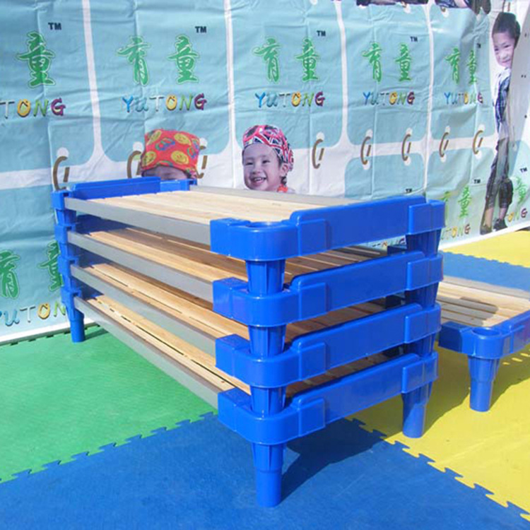 廠傢直銷塑料木板床幼兒園床兒童床幼兒園幼兒床專用童床床嬰兒床批發・進口・工廠・代買・代購