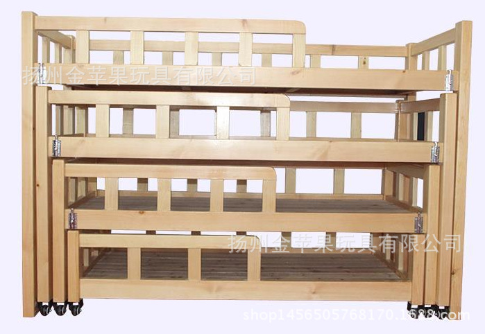 高檔實木床幼兒園睡床兒童床實木床學校傢具幼兒木板床木製床工廠,批發,進口,代購