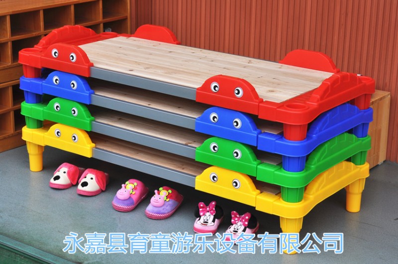 幼兒園全塑料床幼兒睡床疊疊床幼兒塑料床兒童小床寶寶午睡床工廠,批發,進口,代購