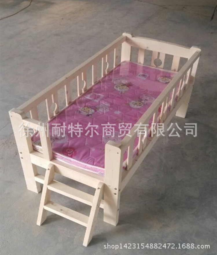 兒童床  實木兒童床 帶護欄 松木嬰兒床 公主床工廠,批發,進口,代購