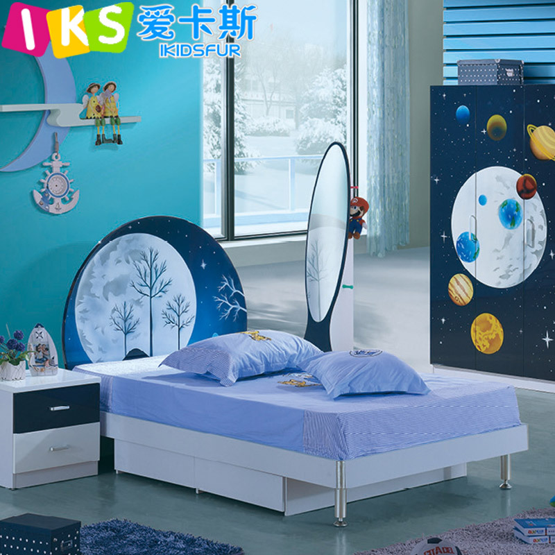 兒童床兒童傢具套房男孩1.2米1.5米臥室組合四件套王子床批發・進口・工廠・代買・代購