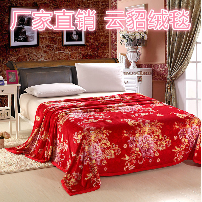 床上用品一件代發法蘭絨毛毯子 雲貂絨毯 卡通印花毯 免費代理批發・進口・工廠・代買・代購