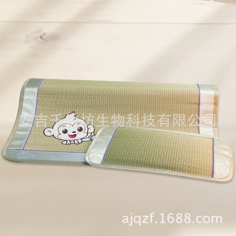 千竹坊竹纖維品牌護膚透氣補水藺草兒童涼席B025正品60*120cm特價批發・進口・工廠・代買・代購