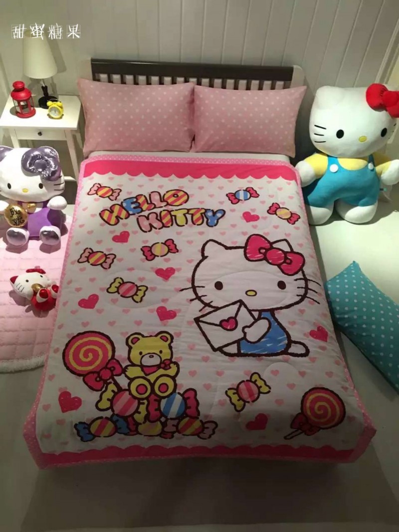 甜蜜糖果 正品Hello  Kitty夏被 全棉麵料  支持一件代發工廠,批發,進口,代購