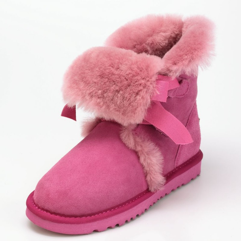 廠傢直銷 2016冬季新款 澳洲羊皮毛一體雪靴 女靴子 5828中筒靴工廠,批發,進口,代購