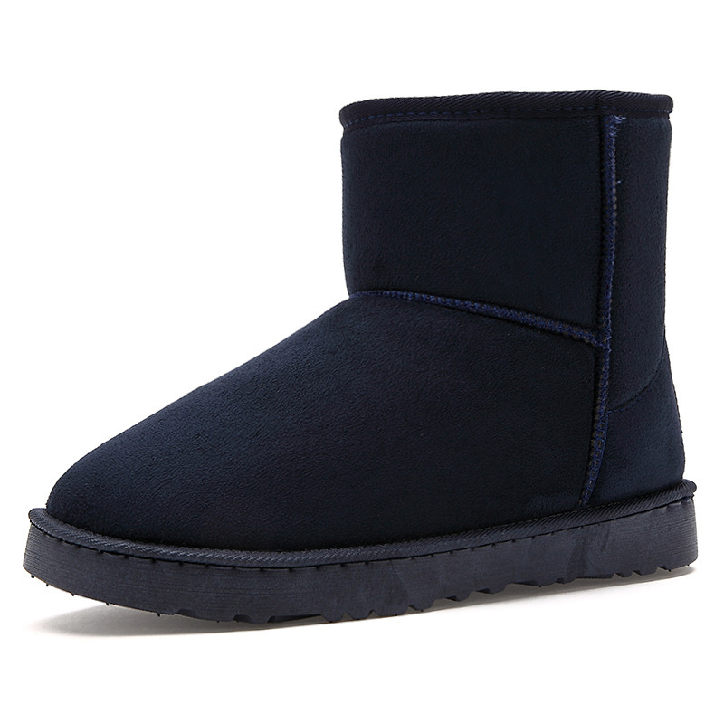 冬季新款情侶雪靴加絨保暖棉靴休閒中筒靴透氣保暖厚棉靴 批發工廠,批發,進口,代購