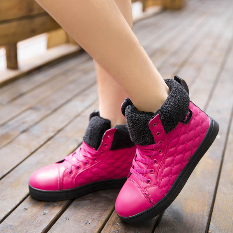 韓版雪靴女潮 2015冬季短靴棉靴子 保暖棉鞋松糕厚底鞋學生女鞋工廠,批發,進口,代購