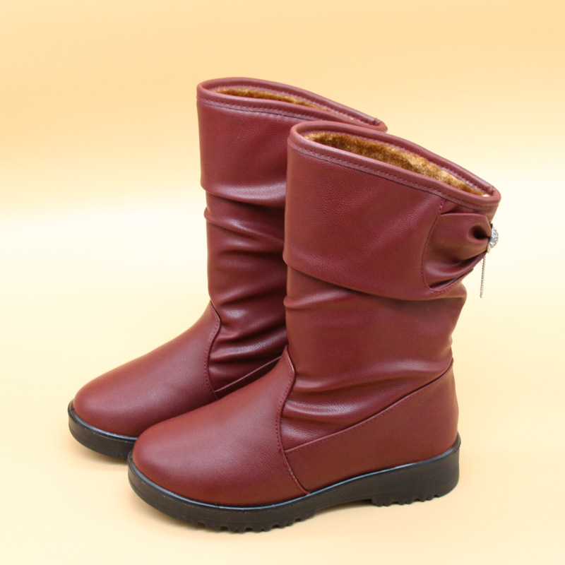 2015冬季新款女式雪靴長筒防水保暖棉靴廠傢直批件代發工廠,批發,進口,代購