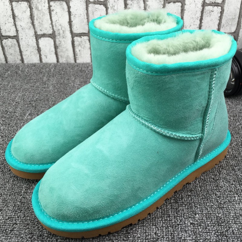 2016冬季新款澳洲羊皮毛一體短靴低筒防滑牛筋底棉鞋雪靴批發工廠,批發,進口,代購