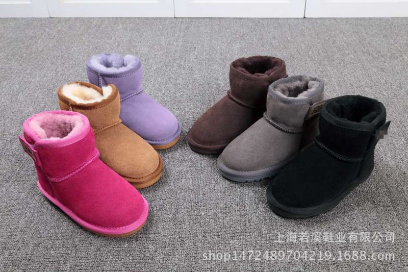 冬季新款  澳洲羊皮毛一體  寶寶鞋工廠,批發,進口,代購