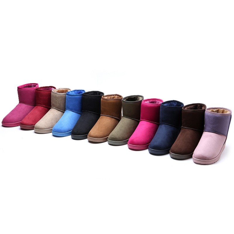 2015新款冬季雪靴女 加厚保暖低幫短靴時尚流行雪靴批發工廠,批發,進口,代購