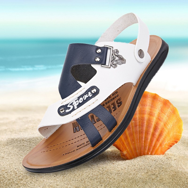 2016夏季新品男士休閒沙灘鞋 輕便防滑涼拖鞋男一件代發工廠,批發,進口,代購