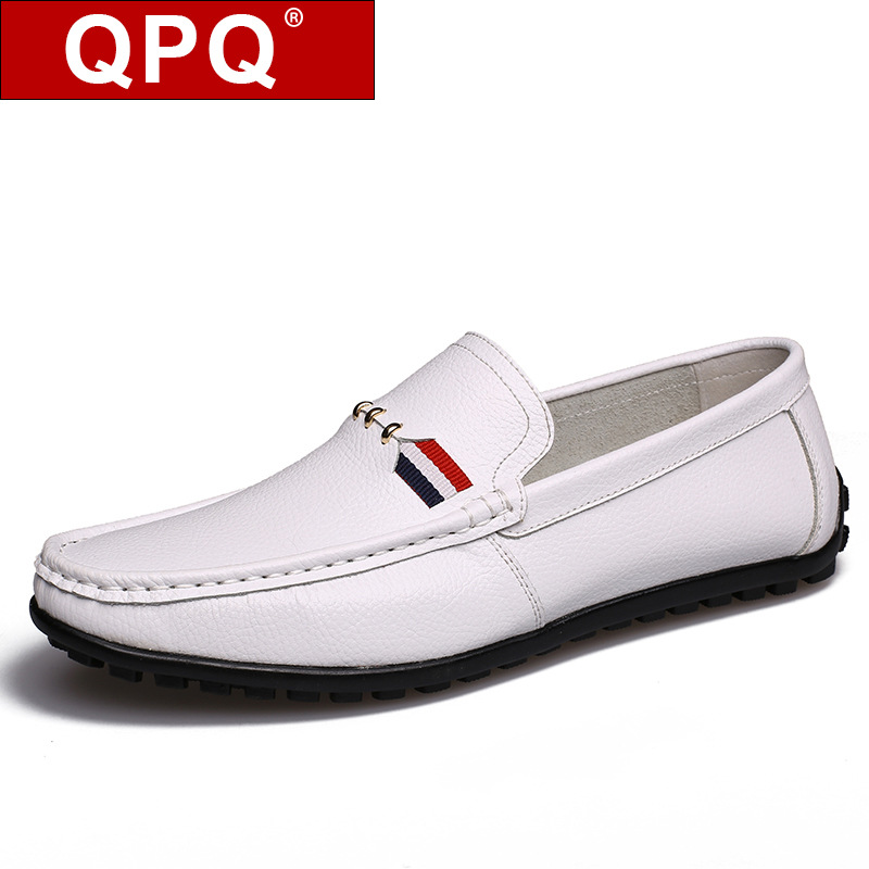 QPQ2016新款男士舒適駕車鞋豆豆鞋真皮套腳鞋休閒鞋男鞋一件代發批發・進口・工廠・代買・代購