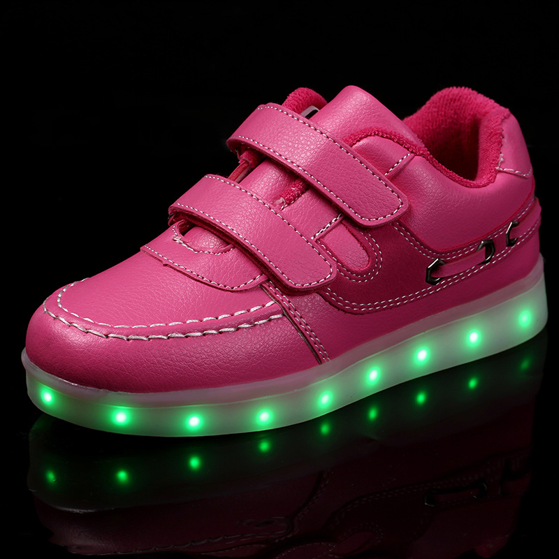 批發兒童發光鞋2016秋季新款LED燈鞋低幫兒童板鞋發光鞋廠傢直銷批發・進口・工廠・代買・代購
