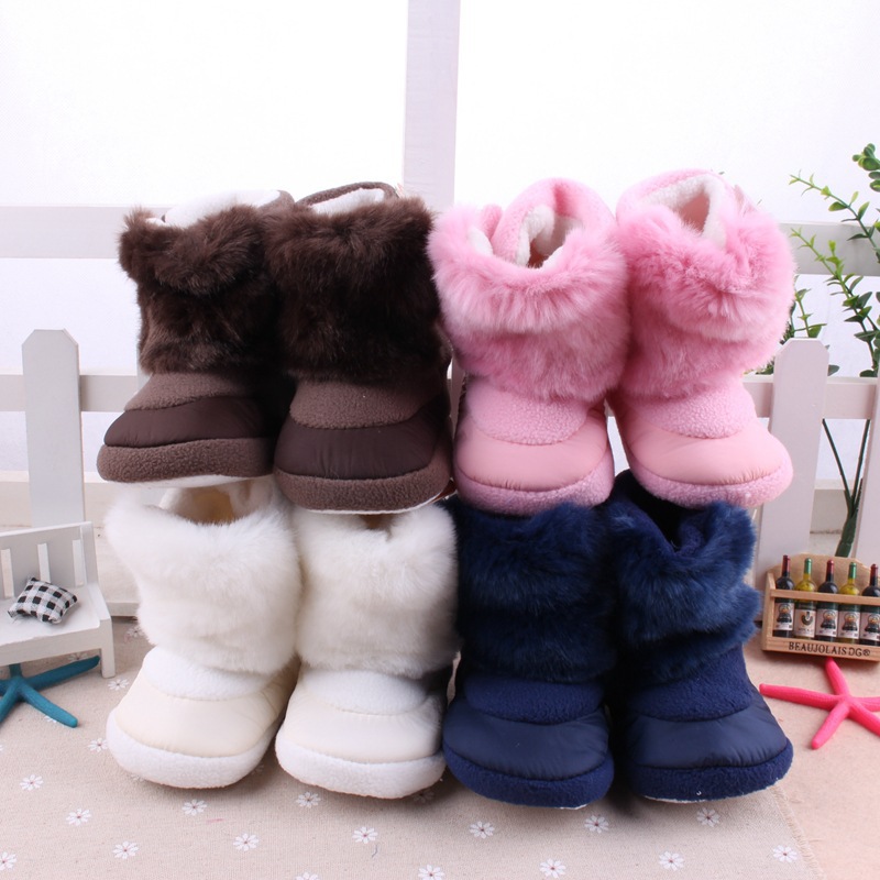 2015年冬季時尚嬰兒保暖棉鞋 寶寶過冬長筒毛靴 新生兒棉靴工廠,批發,進口,代購