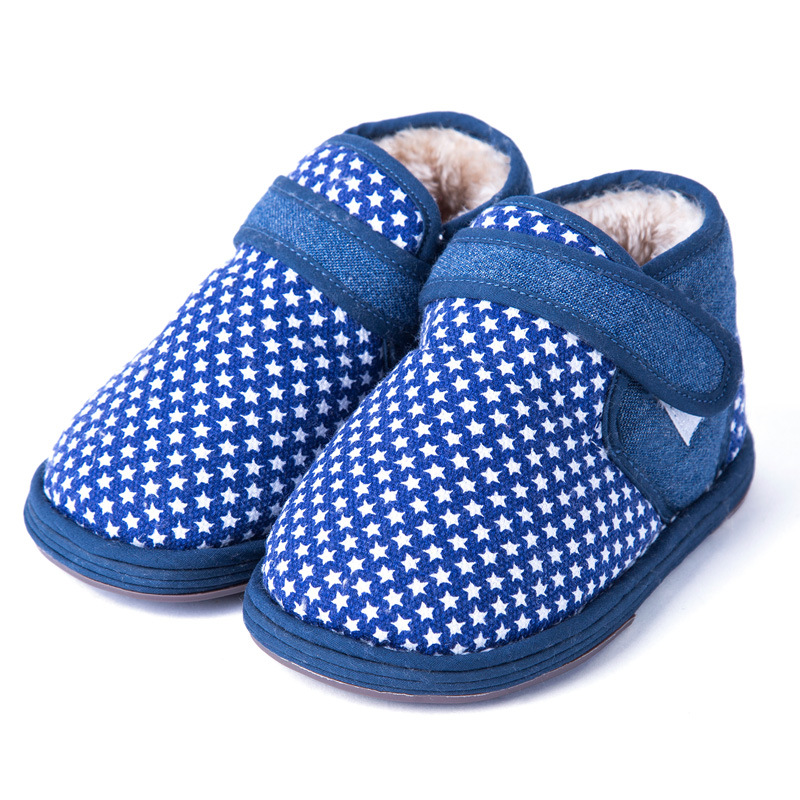 藍貝璐 0-3歲寶寶學步鞋冬款棉鞋嬰幼兒童純棉手工佈鞋 男批發・進口・工廠・代買・代購