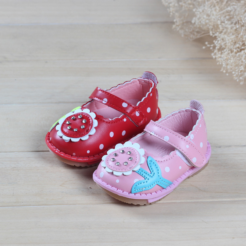 2016新款春秋寶寶鞋子 學步鞋0-1-2-3歲 女童公主鞋牛筋軟底皮鞋工廠,批發,進口,代購