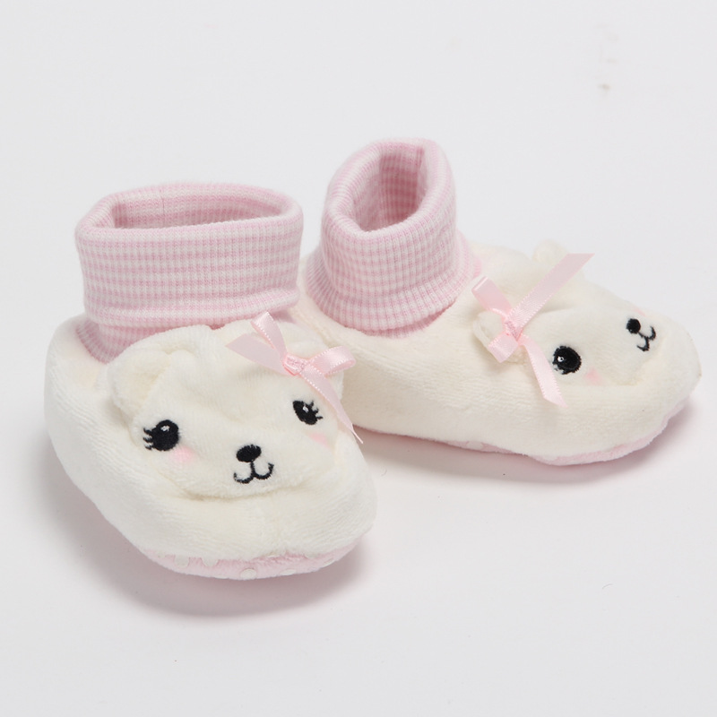 供應寶寶地板襪 鞋襪 0-1歲嬰兒佈底襪加厚軟底嬰兒襪鞋批發・進口・工廠・代買・代購
