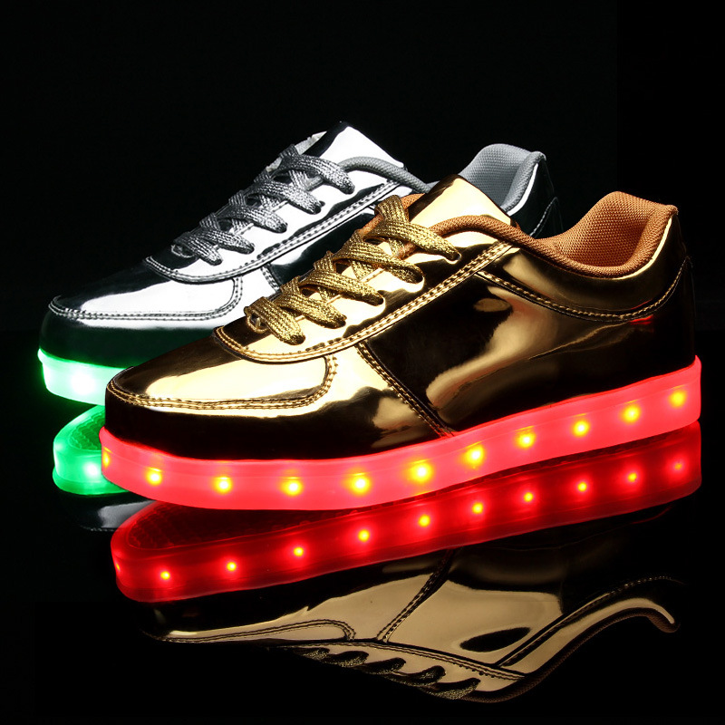 充電夏季韓版LED燈鞋情侶鞋工廠,批發,進口,代購