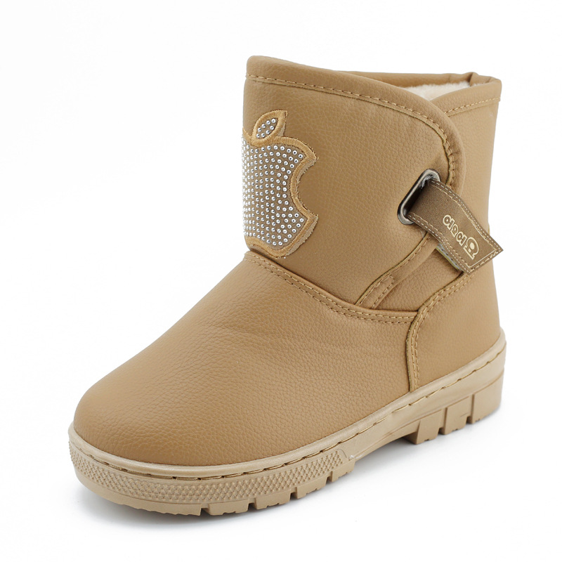 2015一件代發 兒童加絨加厚雪靴時尚暖冬品牌保暖童靴惠達1306工廠,批發,進口,代購