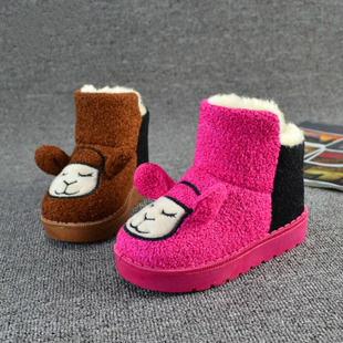 冬季新款韓版童鞋男女童公主靴保暖舒適加厚兒童雪靴批發工廠,批發,進口,代購