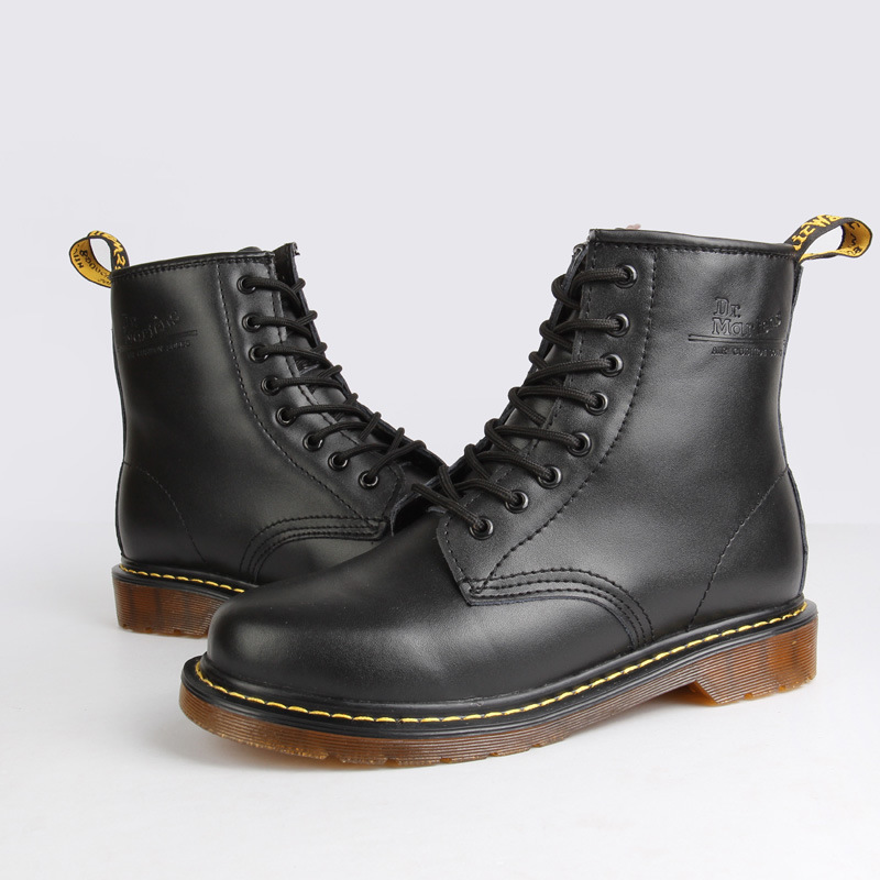 廠傢直銷代購dr.martens1460馬丁靴8孔黑色馬丁真皮高幫靴工廠,批發,進口,代購