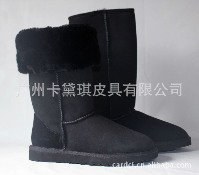 廠傢批發出口原單 經典款式羊皮毛一體G 雪靴 5815黑色批發・進口・工廠・代買・代購