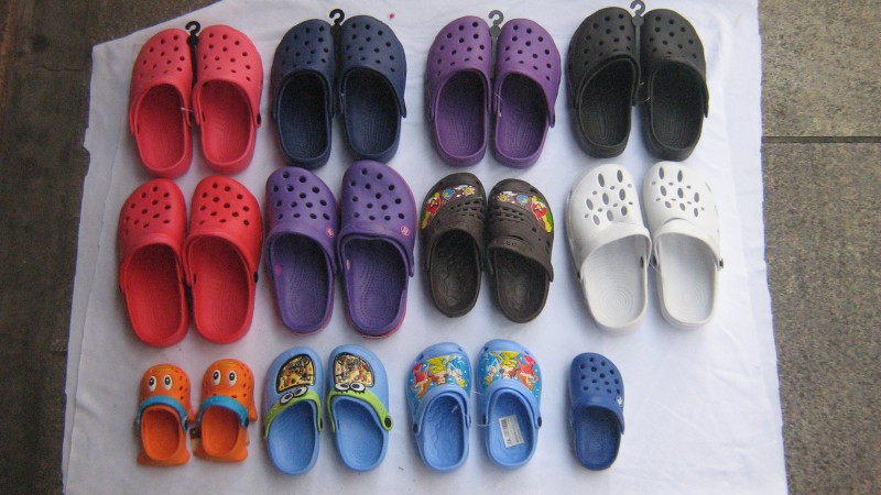 供應外貿庫存EVA兒童花園鞋，卡通兒童洞洞鞋工廠,批發,進口,代購