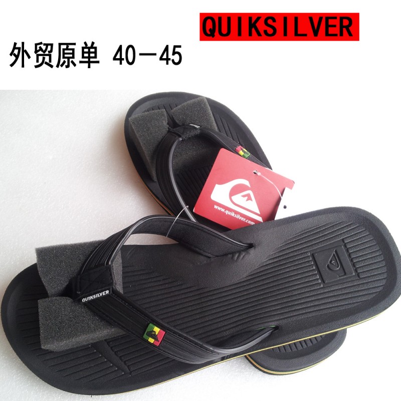 外貿單沙灘男款人字拖鞋QUIKSILVER 夾腳男涼拖鞋批發工廠,批發,進口,代購