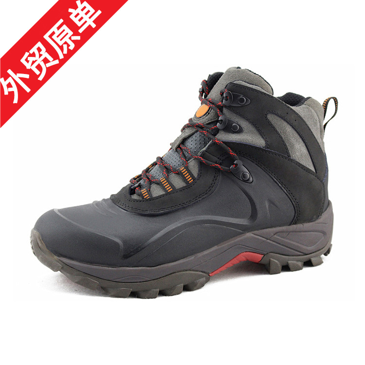 耐磨牛皮舒適防水中幫戶外登山鞋 防滑V底越野運動鞋hiking shoes工廠,批發,進口,代購