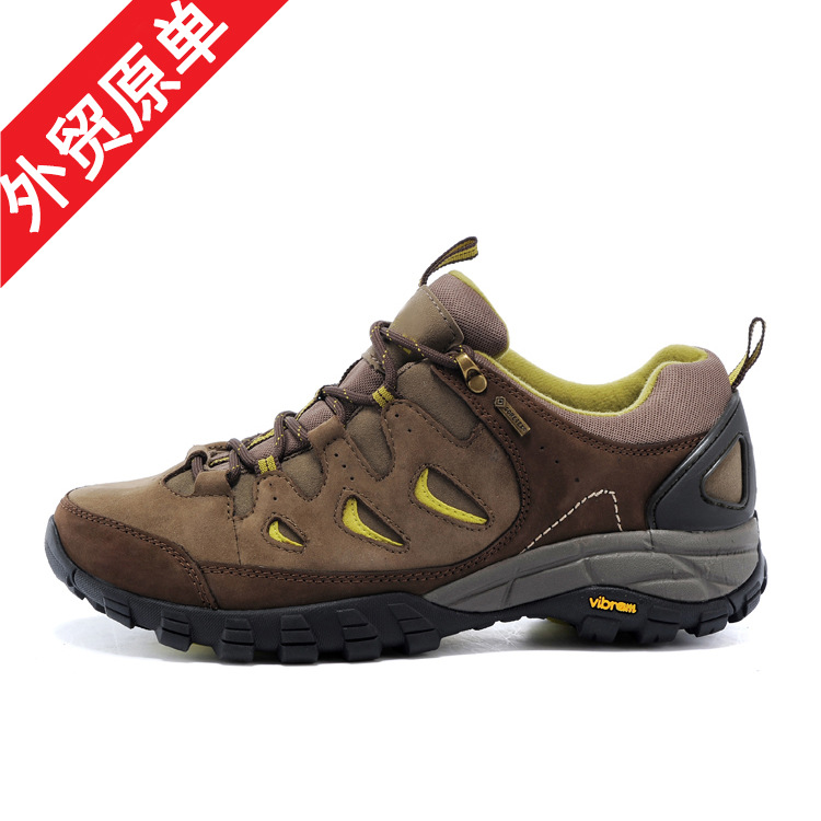 磨砂牛皮登山鞋 防水透氣防滑耐磨V底戶外休閒運動鞋hiking shoes工廠,批發,進口,代購