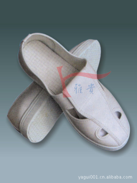 YG-048防靜電人革四孔鞋工廠,批發,進口,代購
