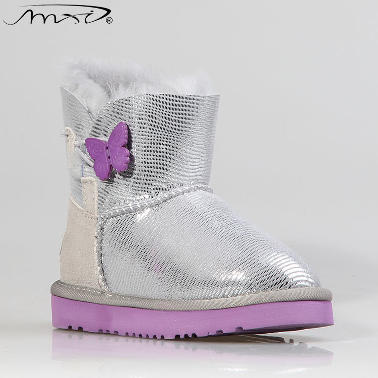 2015新款澳洲羊毛一體童款雪靴 冬季防滑保暖童款鞋子一件代發批發・進口・工廠・代買・代購