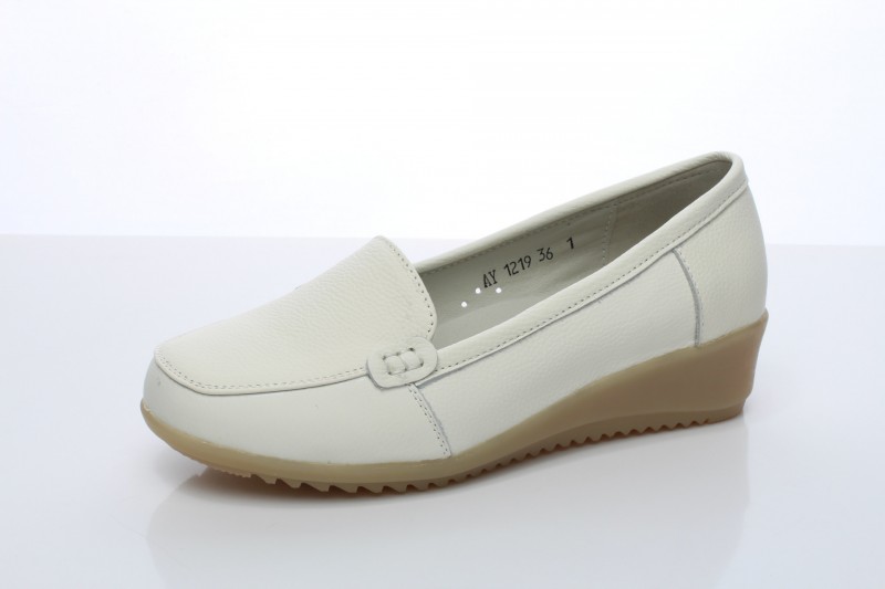 護士鞋白色坡跟牛筋底舒適女鞋工作鞋體驗價紅十字護士鞋工廠,批發,進口,代購