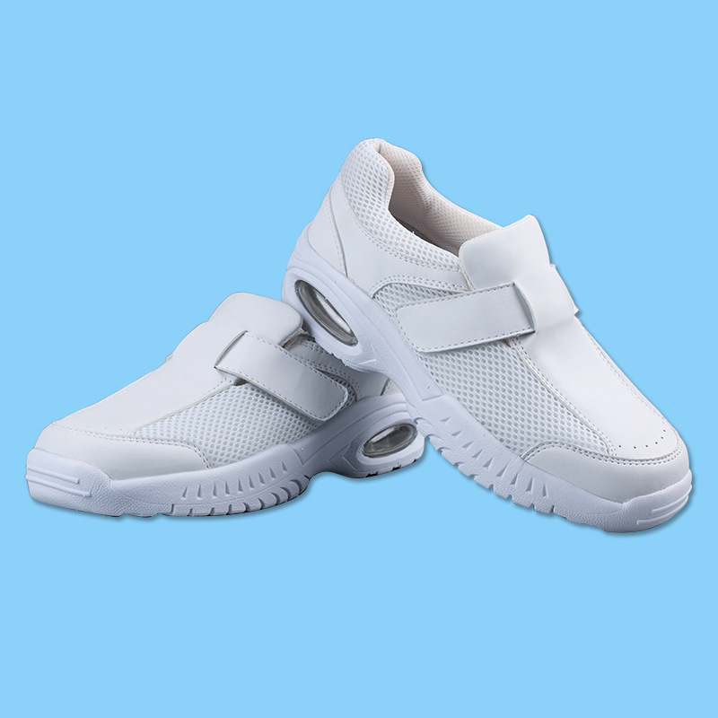 護士鞋真皮 白色坡跟氣墊 醫院工作鞋低幫防滑休閒 女鞋批發工廠,批發,進口,代購